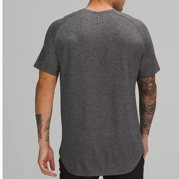 COPY - NWT MENS LULULEMON DRYSENSE SHORT SLEEVE HEATHERED BLUE OUT OF STOCK TEE… - Picture 11 of 11